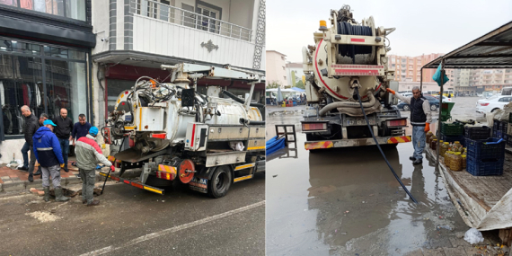 Mardin’de Yağış Mesaisi, Ekipler 10 İlçede Seferber Oldu