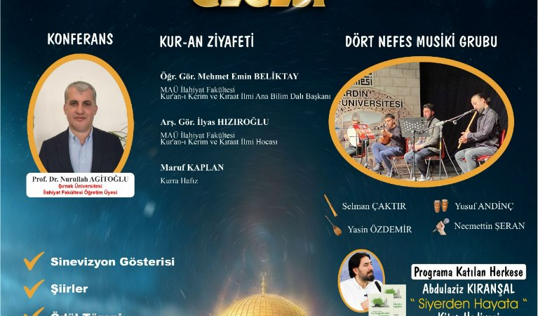 “Mekke’nin Fethi ve Kudüs Gecesi” Programı