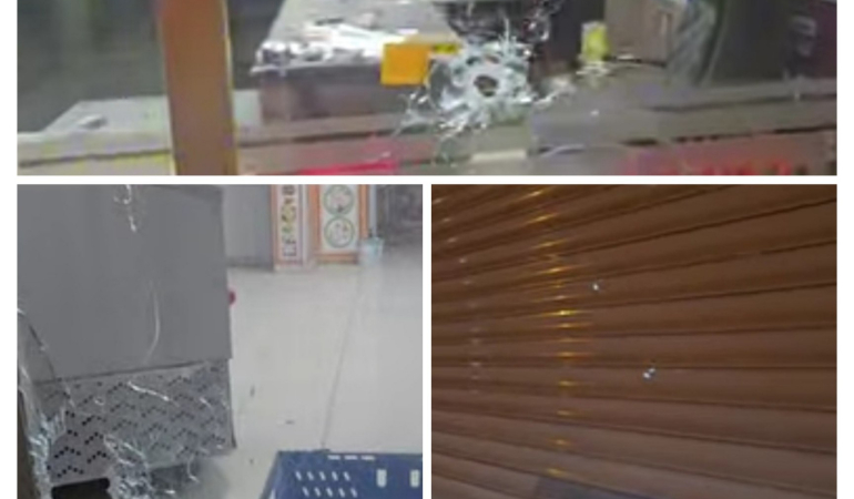 Kızıltepe de işyerleri silahla tarandı!