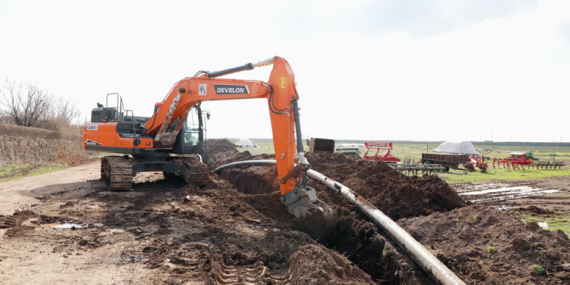 Hanok Grup İçme Suyu İsale hattında yenileme çalışması başlattıldı