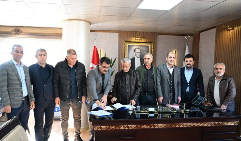 Kızıltepe Belediyesi ile Belediye-İş Sendikası 2 Yıllık Toplu İş Sözleşmesi İmzaladı