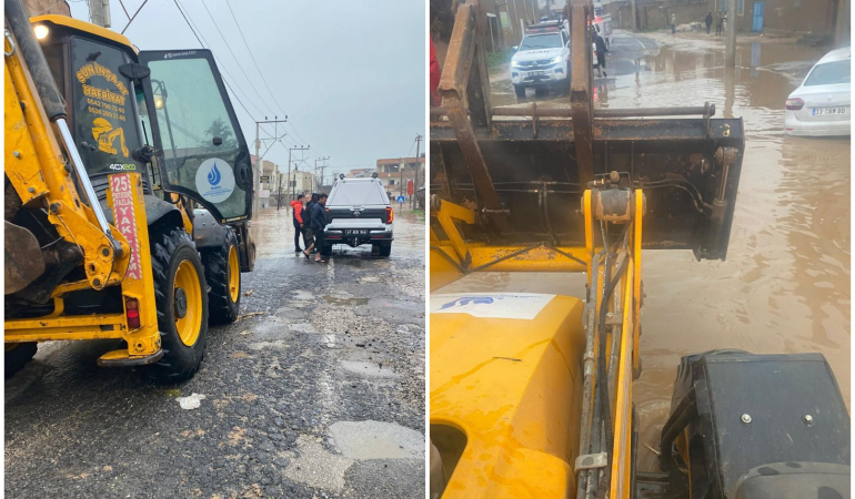 AFAD-DSİ-MARSU’dan su baskınlarına müdahale