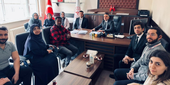 Yavuz, Derik Devlet Hastanesine geçmiş olsun ziyaretinde bulundu