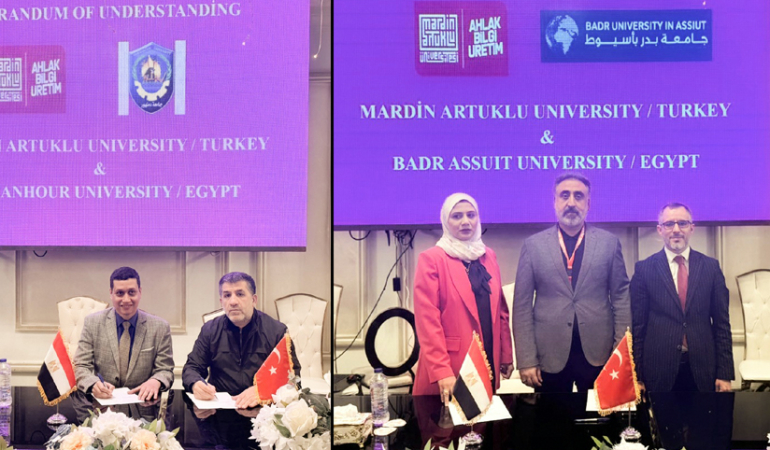 MAÜ, Mısır’daki İki Üniversite ile İş Birliği Protokolü İmzaladı