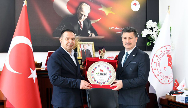 TSÜAB’dan İl Müdürü Gümüş’e Ziyaret