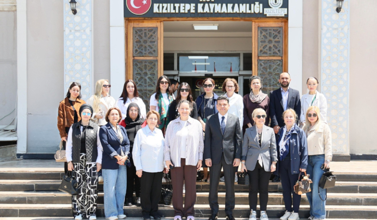 Türk Dünya İş Kadınları Platformu Kaymakamı Şahin’i ziyaret etti