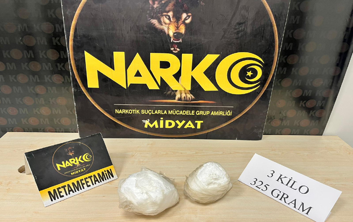 Zehir Tacirlerine Darbe: 3 Kilo 325 Gr Metamfetamin ele geçirildi