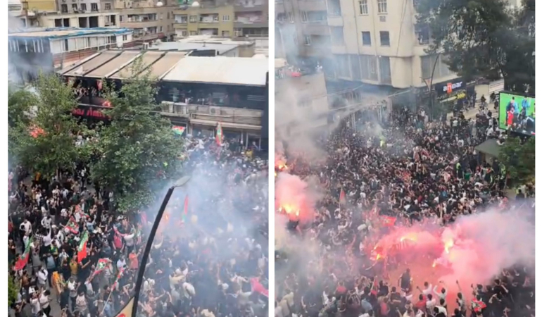 Amedspor’un Süper Lige yükselmesi Kızıltepe de büyük coşkuyla kutlandı