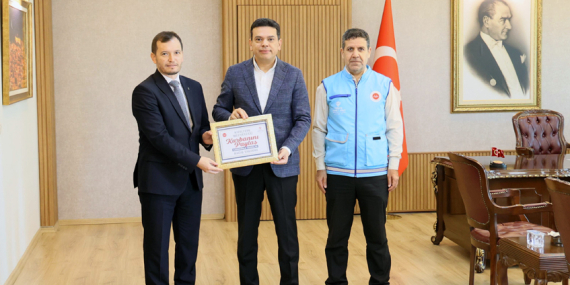 Kaymakam Şahin Türkiye Diyanet Vakfı’na Kurban vekâletini verdi