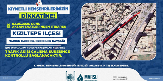Mardin Kavşağında Yarın Trafik Kontrollü Sağlanacak
