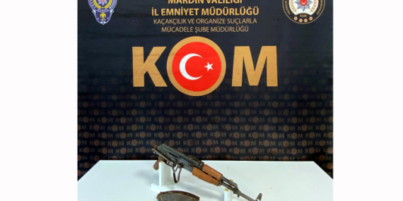 Uzun namlulu silah yakalanan 3 kişi gözaltına alındı