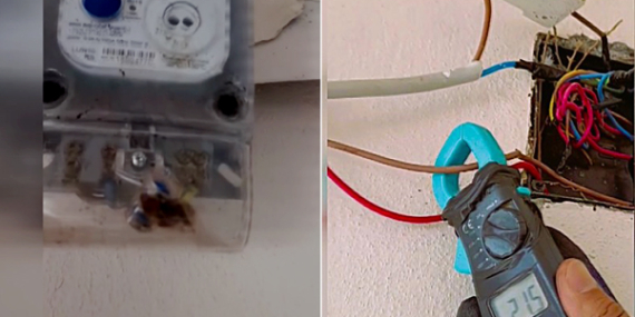 Dicle Elektrik kaçak elektrik denetiminde ilginç olay