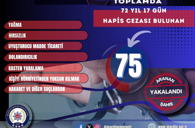 aranan firari hüküm yakalandı