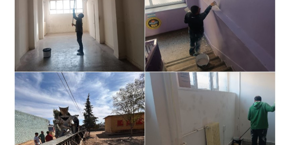 Büyükşehir Belediyesinden Okullarda Yaz Mesaisi