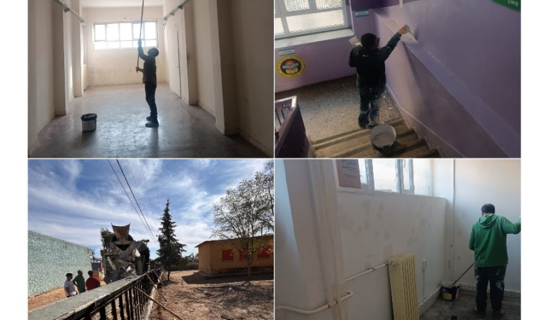 Büyükşehir Belediyesinden Okullarda Yaz Mesaisi
