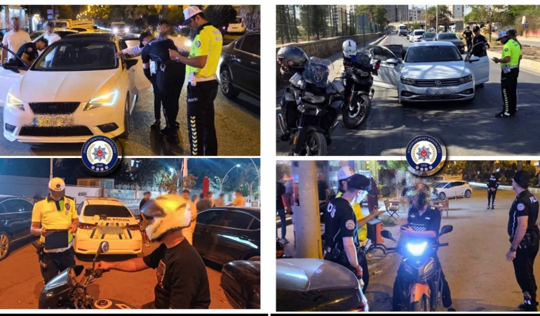 Kızıltepe de “Asayiş ve Trafik Uygulaması” gerçekleştirildi
