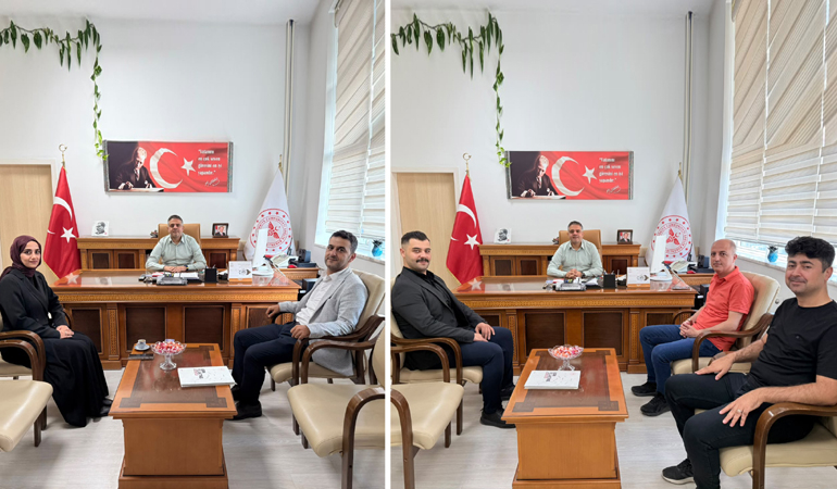 Mazıdağı Sağlık Müdürü ile Savur Devlet Hastanesi Başhekimi Göreve Başladı