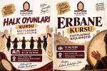 Kızıltepe Belediyesi Gençlik Merkezinde Erbane ve Halk Oyunları Kursları