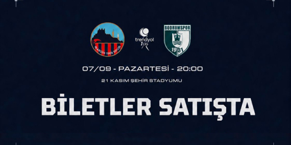 Bodrum Fk Maçı Bilet fiyatları açıklandı!